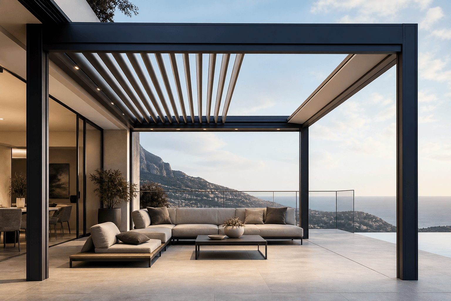 Otomatik pergola sistemi
